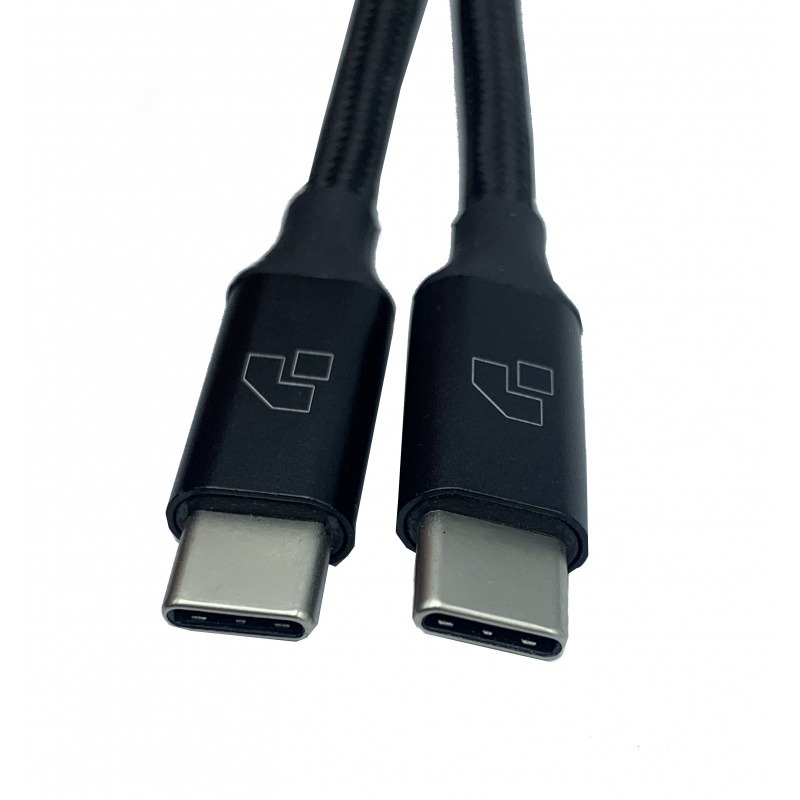 NÖRDIC USBC-MF1 Adaptateur USB-C vers USB-C Angle Droit - USB-C3.1 - Zwart